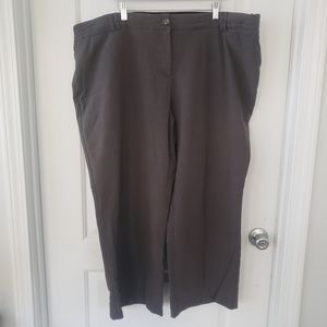 Avenue gray stretchy waist trousers size 24